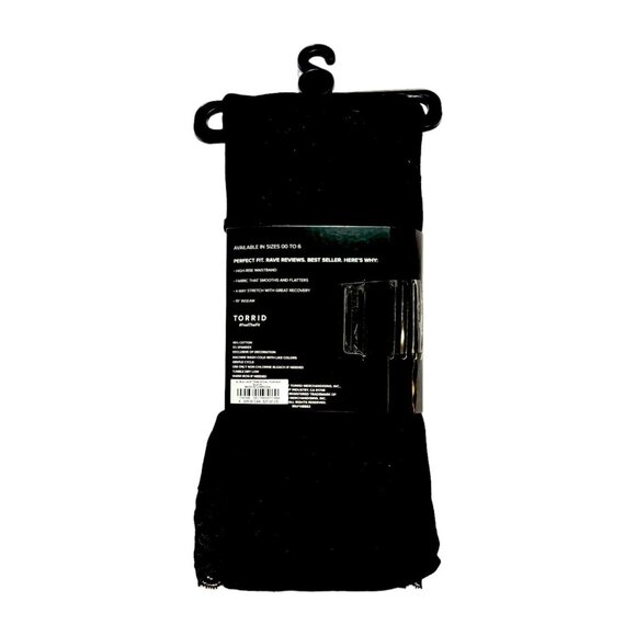 TORRID Elastic Waist Lace Trim Petal Pusher Leggings Plus Size 4X High Waist NEW - Picture 5 of 9